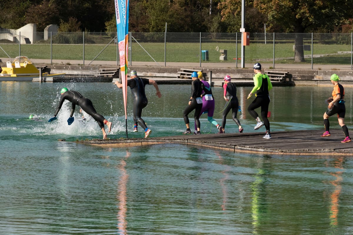 SwimRun Premiere in Oberschleißheim