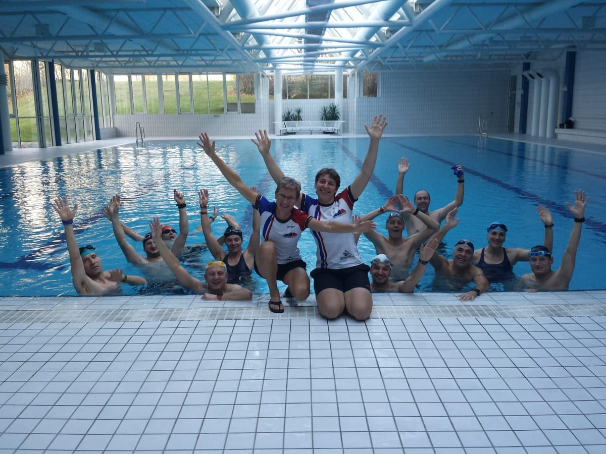 Zwei Tage Schwimmen total!