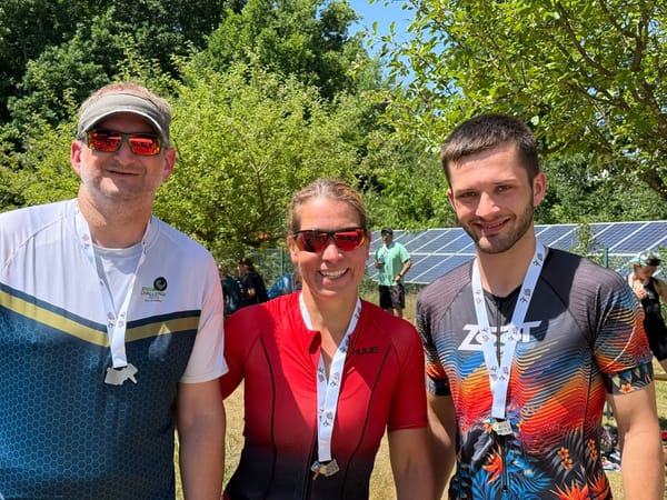 Eine heiße Nummer -  Rothsee Triathlon